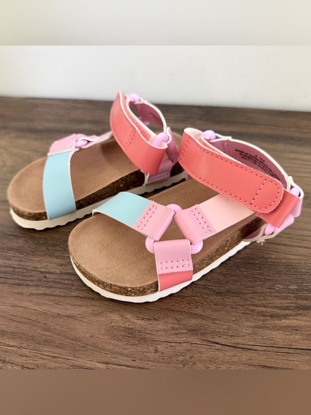*Brand New* Toddler Girl Multi-Color Strap Sandals from Old Navy